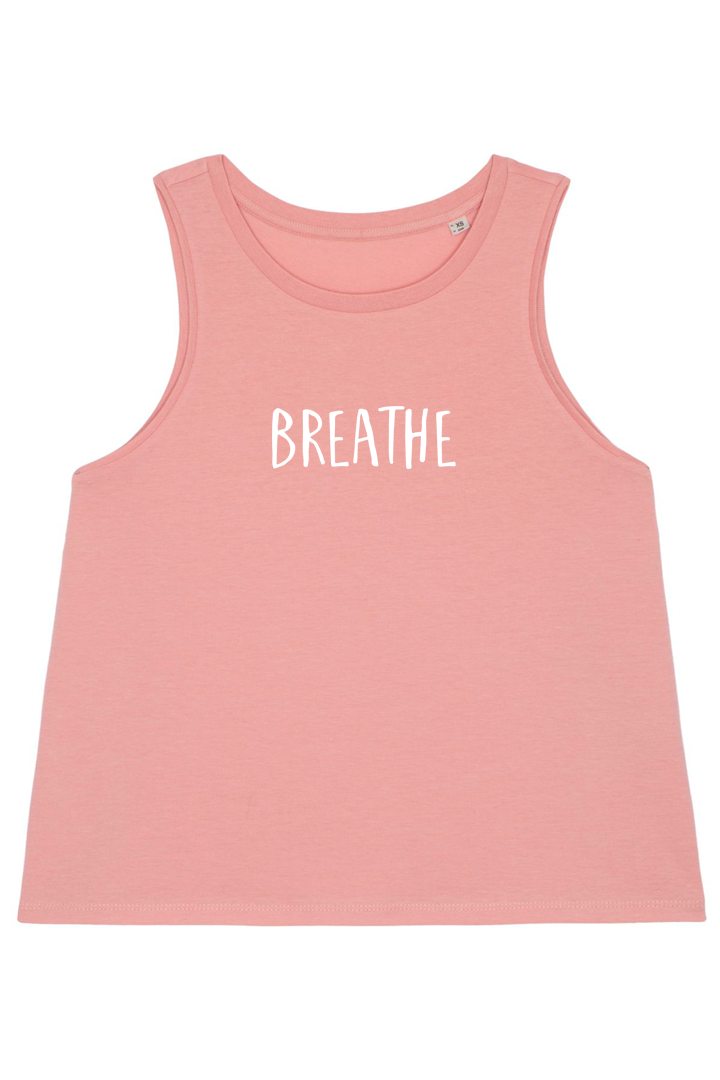 Canyon Pink Dancer Top mit Motiv BREATHE