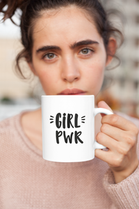 Mockup Tasse mit Motiv GIRL PWR	