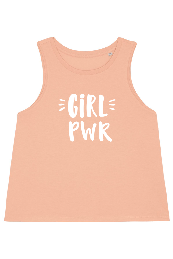 Canyon Pink Dancer Top mit Motiv GIRL PWR