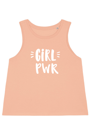 Canyon Pink Dancer Top mit Motiv GIRL PWR