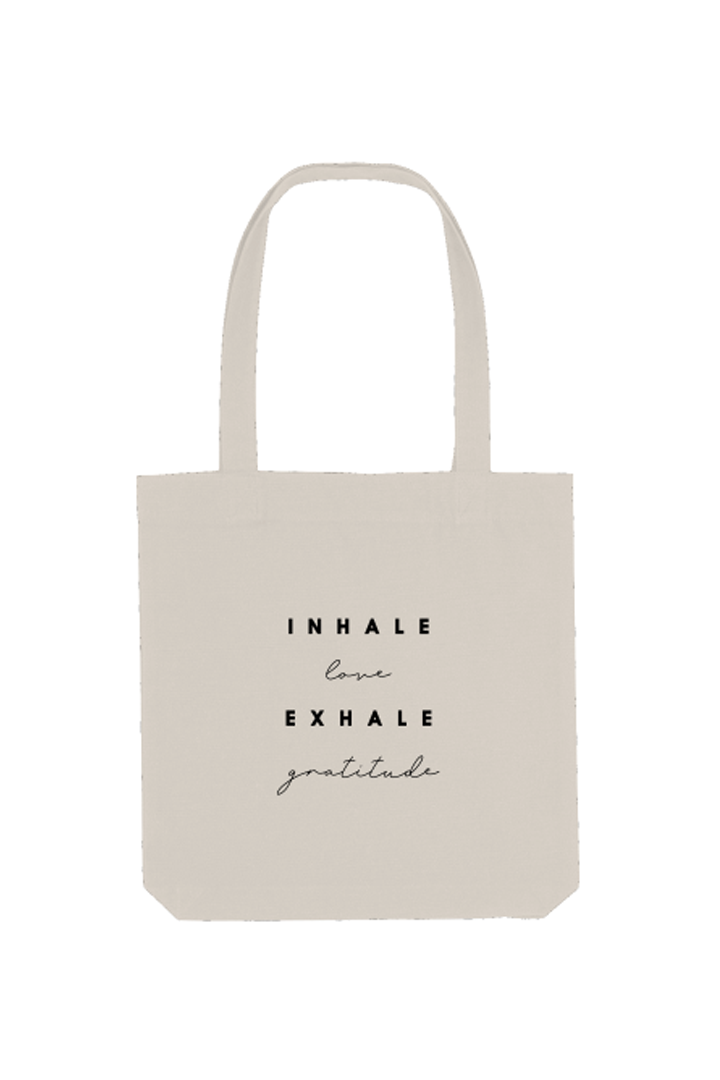 Tote Bag mit Motiv INHALE EXHALE