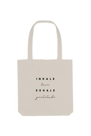 Tote Bag mit Motiv INHALE EXHALE