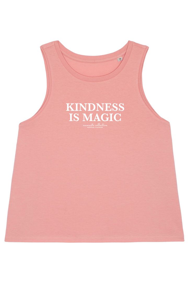 Canyon Pink Top mit Motiv KINDNESS IS MAGIC