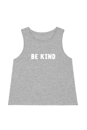 BE KIND Heather Grey Top